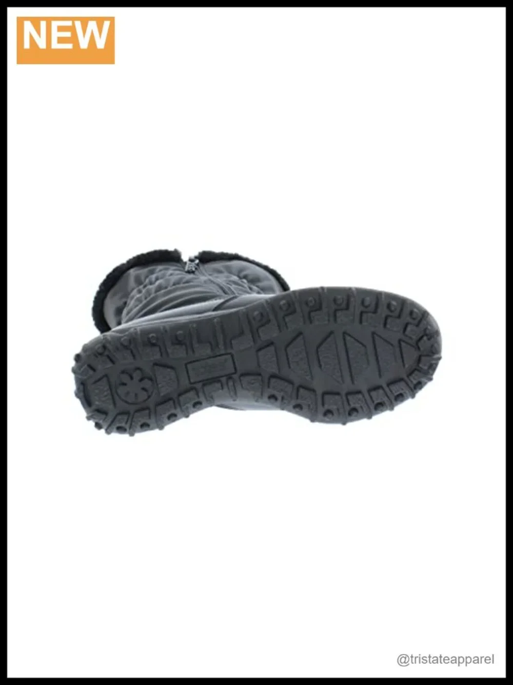 Insulated Waterproof Snow Boots with Faux Fur Trim and Zipper